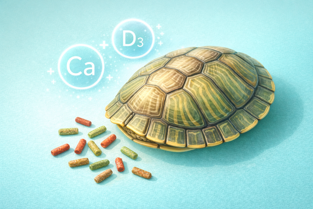 Кальций и витамин D3 в питании водных черепах — крепкий панцирь и здоровье